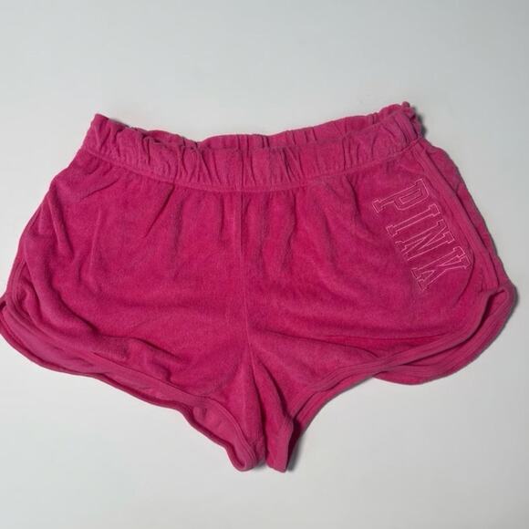 PINK Terry Lounge Shorts - Picture 1 of 4
